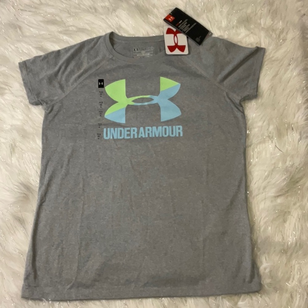 Under Armour heatgear, Loose, Girls/ YOUTH Tops, Graphic Short Sleeve,